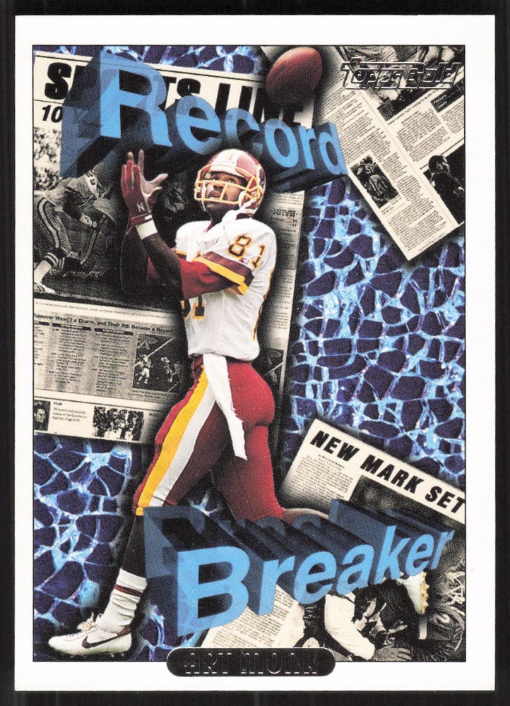 Art Monk, 1993 Topps, #1, Washington Redskins, Gold