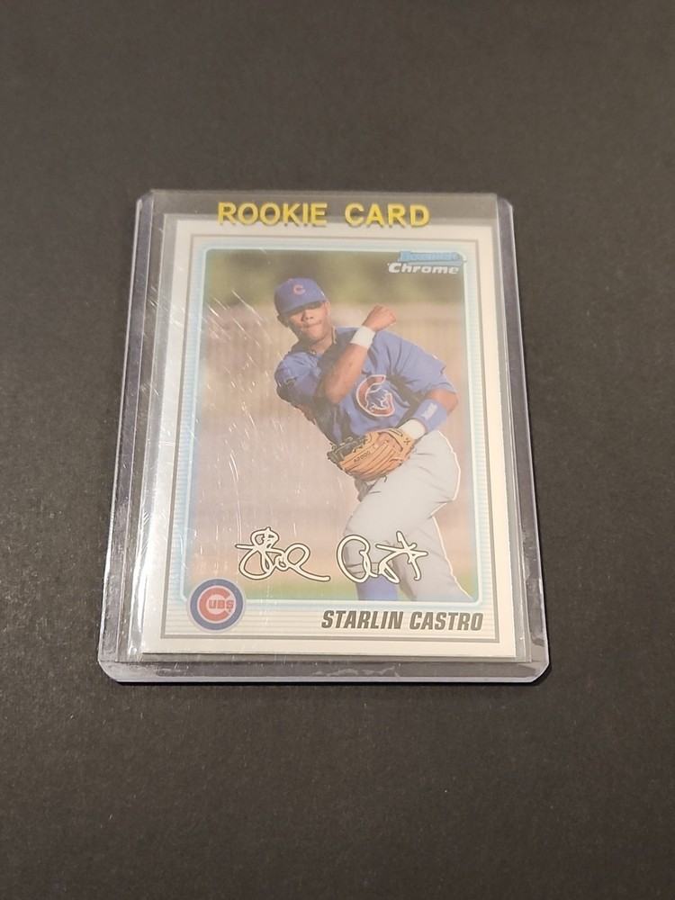 2010 BOWMAN CHROME PROSPECTS #BCP100 STARLIN CASTRO ROOKIE NM/M