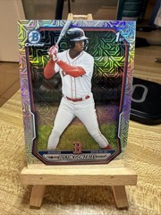 Bowman 2026 Justin Gonzales #BCP-141 Chrome Mojo Refractor Bowman 1st Red Sox
