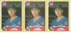 3 CARD GENE MICHAEL BASEBALL CARD LOT 126