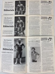 Lot of 18 Vintage « The Grapevine » Vol. 9 Florida Wrestling Programs (1986) RARE!