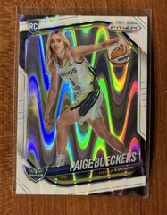 2025 Prizm WNBA – Paige Bueckers – White Seismic Variation #147 Dallas Wings RC