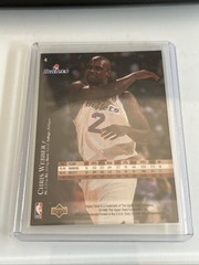 1995-96 Upper Deck German Kellogg&rsquo;s- Chris Webber #4