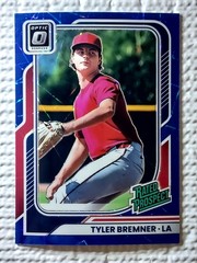 2026 Donruss Optic – Tyler Bremner [Blue Velocity] #177 Angels