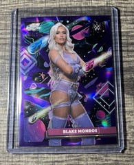 Topps 2026 Cosmic Chrome WWE Blake Monroe Purple Nebula Refractor #112 /150