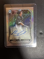2026 Bowman Chrome #BMA-BC Billy Carlson Mega Box Mojo Refractor Autograph