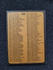 1973 Topps CHECKLIST 529 – 660 card # 588 [C1]