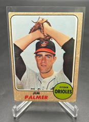 Jim Palmer #575 1968 Topps Baseball Orioles Raw Card KD