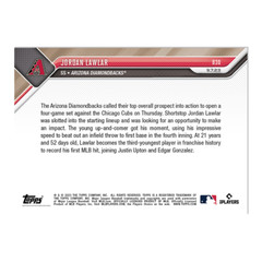 JORDAN LAWLAR XRC 2023 TOPPS NOW #830 DIAMONDBACKS🔥 (1ST TOPPS NOW CARD)