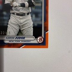 2024 Bowman – Aaron Judge #7 Orange Border /25