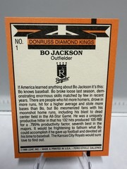 1990 Donruss Diamond Kings Bo Jackson #1 MYSTERY ROOKIE INCL W/PURCHASE!