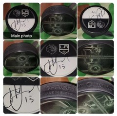 UNKNOWN SIGNATURE! MANCHESTER MONARCHS / LA KINGS AHL NHL COLABORATION PUCK Rare