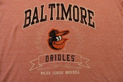 Soft As A Grape Womens MLB Baltimore Orioles Baseball Shirt New M, 2XL