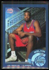 2002-03 Topps Chrome Refractor Melvin Ely Rookie Los Angeles Clippers #138