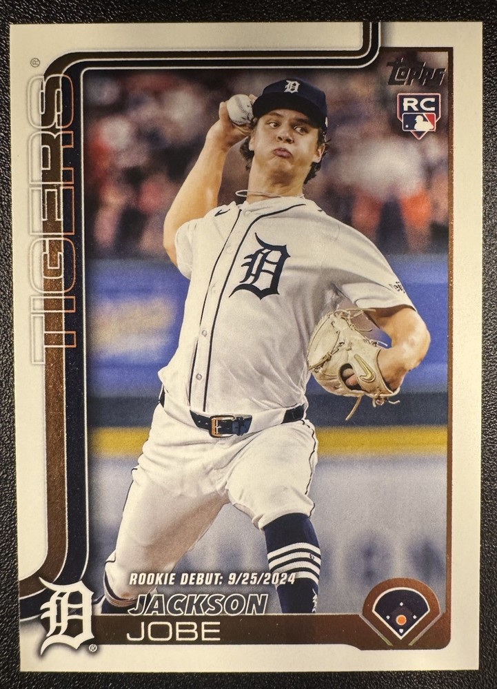 2025 Topps Update Jackson Jobe RC Rookie Rookie Debut #US193 Tigers