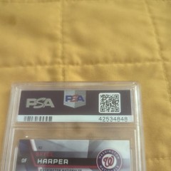 Gem Mint 10 Bryce Harper 2018 Topps Finest Nationals #82 special
