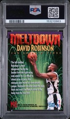 David Robinson 1995-96 Skybox Premium Meltdown #M10 PSA 8 RARE
