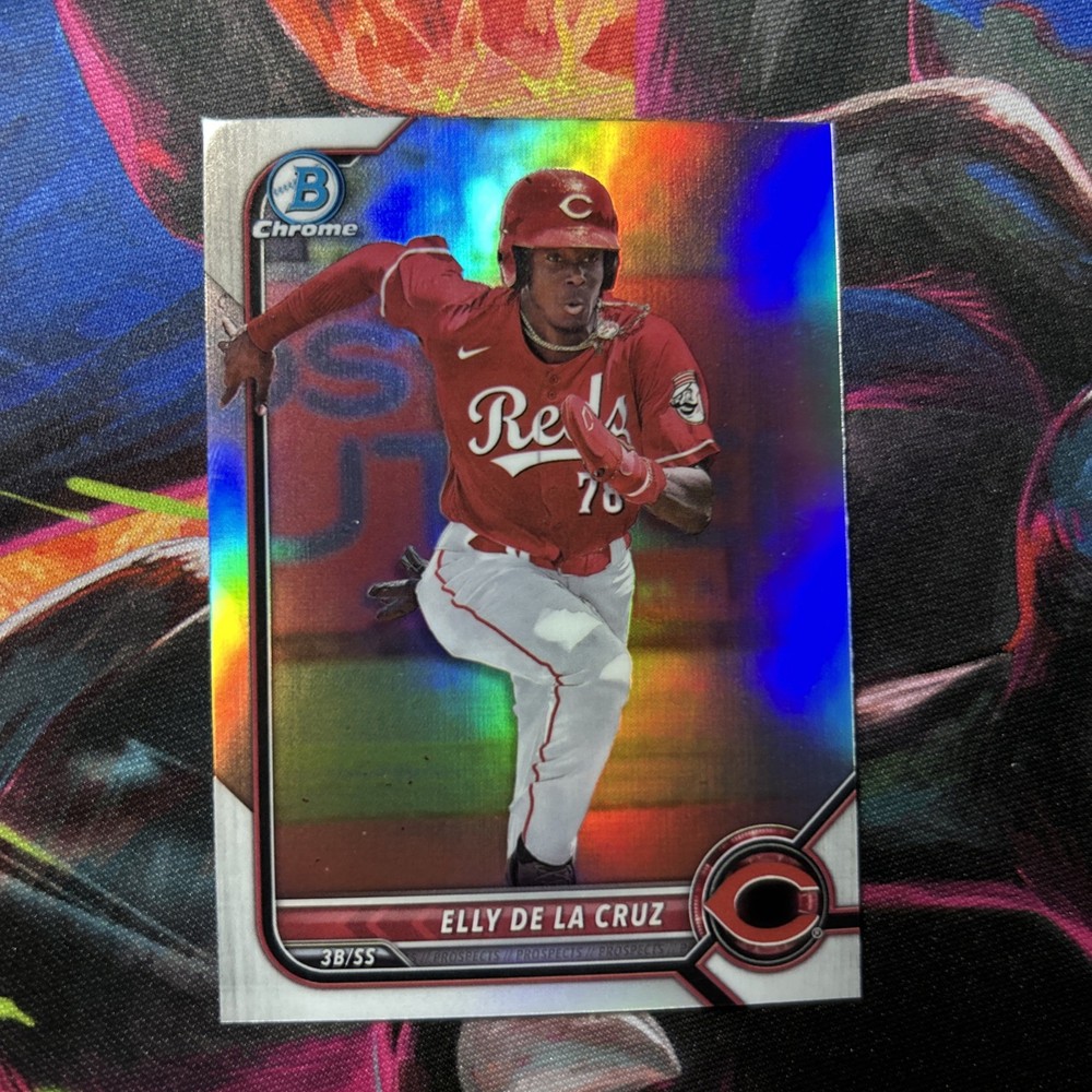 ELLY DE LA CRUZ 2022 Bowman Draft Chrome Refractor #BDC-80