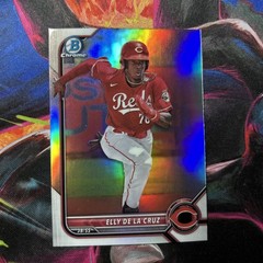 ELLY DE LA CRUZ 2022 Bowman Draft Chrome Refractor #BDC-80