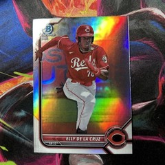 ELLY DE LA CRUZ 2022 Bowman Draft Chrome Refractor #BDC-80