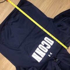 University Connecticut UCONN HUSKIES Pullover Hoodie Sweatshirt Blue Mens Large