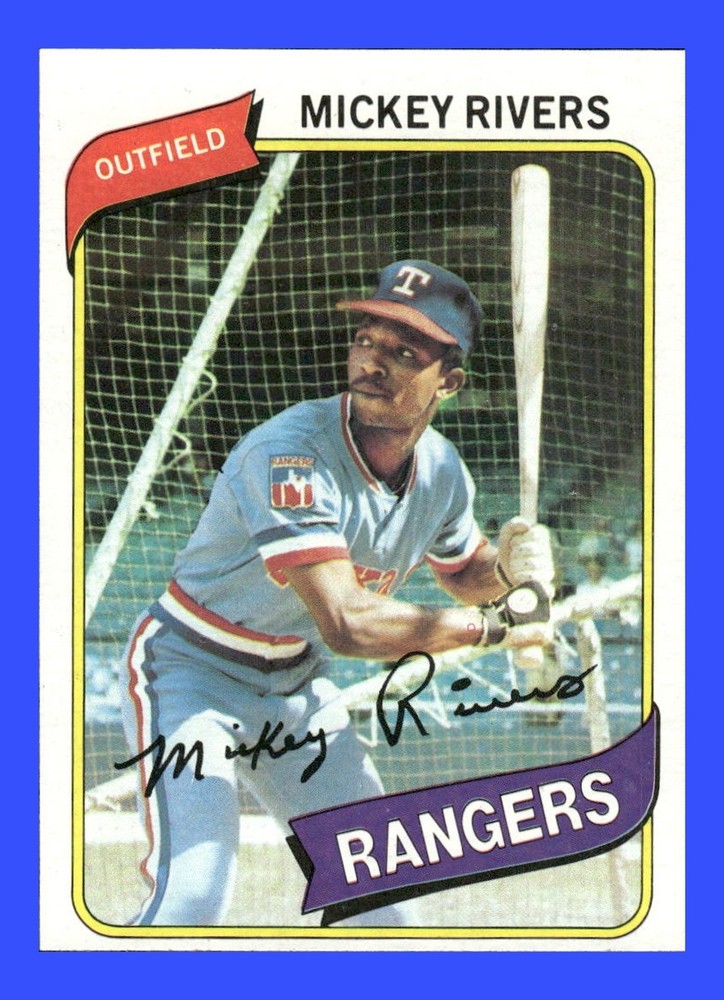 1980 Topps – Mickey Rivers #485 NM
