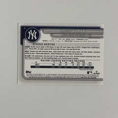 2024 Bowman – Aaron Judge #7 Orange Border /25