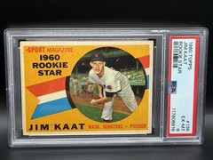 1960 Topps – Sport Magazine 1960 Rookie Star Jim Kaat #136 (RC)