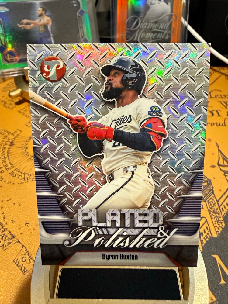 2026 Topps Pristine Byron Buxton Plated & Polished Refractor PP-8 Twins