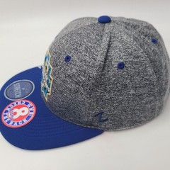 College World Series Hat Fitted XL Zephyr Gray Blue NCAA Baseball 2023 Omaha Men