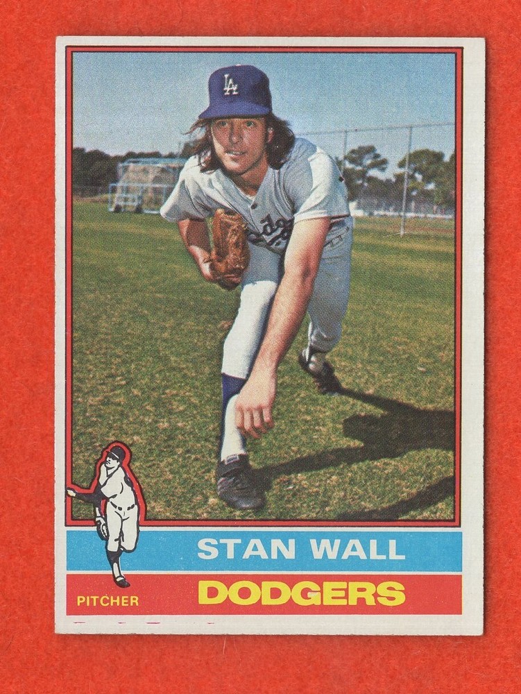 1976 Topps Stan Wall Card #584 FREE SHIPPING LA Dodgers