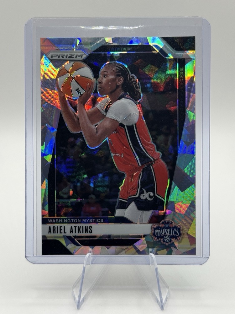 ❄️ 2024 WNBA Panini Prizm – Ariel Atkins #56 Ice Prizms – Washington Mystics