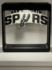San Antonio Spurs Lighted Card Display – Fits PSA Slabs & One-Touch Card Holders