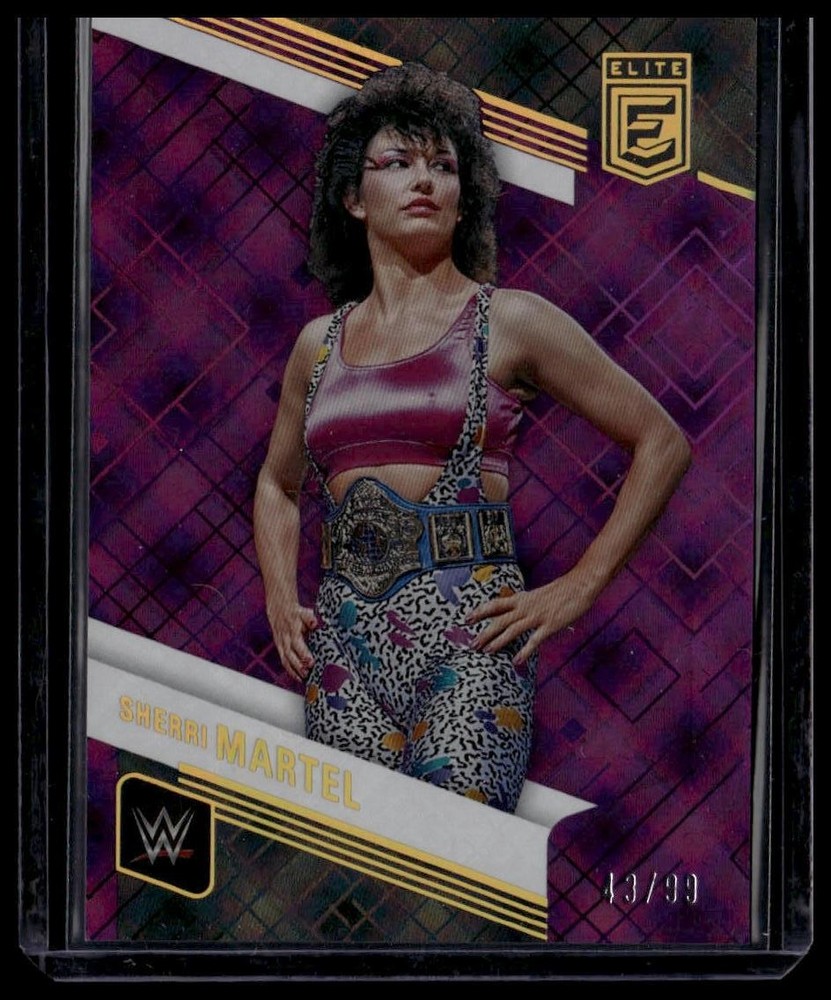 2023 Donruss Elite WWE #112 Sherri Martel Purple #/99
