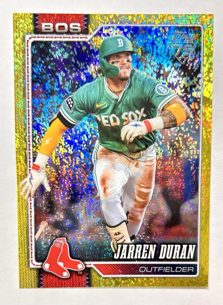 2026 Topps Series 2 Jarren Duran #560 Yellow Holo Foil /399 – Red Sox