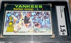 SGC 1.5- 1971 Topps – Thurman Munson #5 New York Yankees