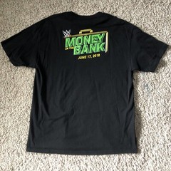 WWE Money In The Bank 2018 Crew TShirt XL Back