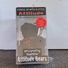 1999 Titan Sports WWF Stone Cold Steve Austin Attitude Bear (Sealed)
