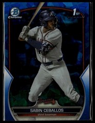 2023 Bowman Draft Sapphire Edition #BDC-110 Sabin Ceballos