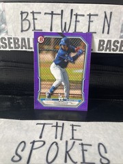2026 Bowman Zyhir Hope Purple Scoreboard Border /250. #BP-86