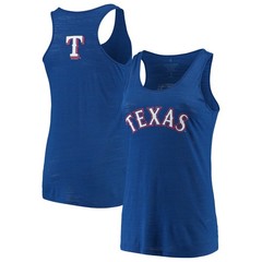 Women&rsquo;s Soft as a Grape Royal Texas Rangers Plus Size Swing for the Fences