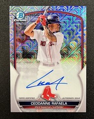 QTY AVL Ceddanne Rafaela Auto Bowman Chrome Mojo Refractor Autograph Prospect
