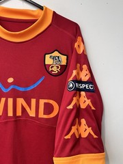 Original AS Roma 2010/11 Home Football Shirt Jersey Mens Kappa Medium UCL