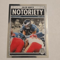 Panini 2025 Mosaic Jalen Hurts Notoriety Philadelphia Eagles #1 2nd Ed