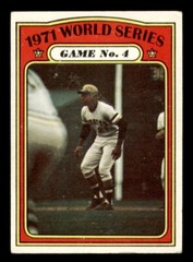 1972 Topps Baseball #226 World Series Game 4 Clemente VG *d5