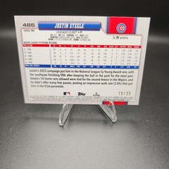 2026 Topps All Star Justin Steele Orange Rainbow Foil #/25 Cubs