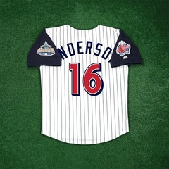 Garret Anderson 2000 Anaheim Angels Men&rsquo;s Home/Road/Alt Jersey w/ 40th Patch