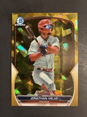 2023 Bowman Chrome Draft Sapphire Edition – Jonathan Mejia #BDC-115 Gold /50 1st