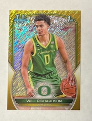 Will Richardson – 2023 Bowman Chrome U 1st Bowman #31 – Gold Shimmer 34/50