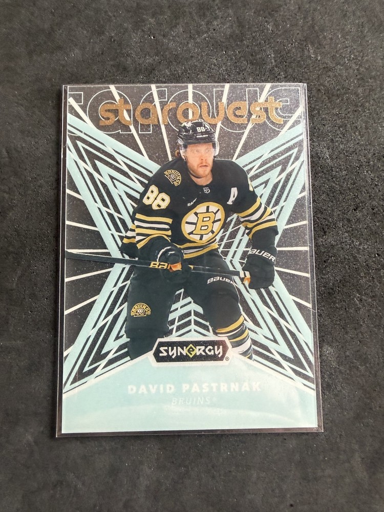 2024-25 Upper Deck Synergy #SQ-19 DAVID PASTRNAK Starquest Acetate Short Print